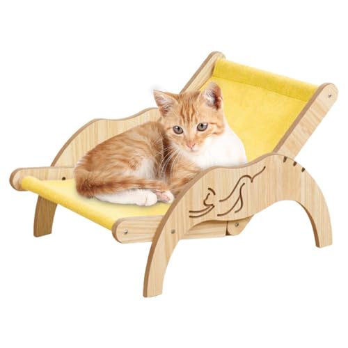 Couch für Katzen, Katzenkratzlounge - Katzenkratzbettliege | Rutschfestes, verstellbares Katzenkratzbett für Erwachsene Katzen, Kätzchen, ganzjährig von Kbnuetyg