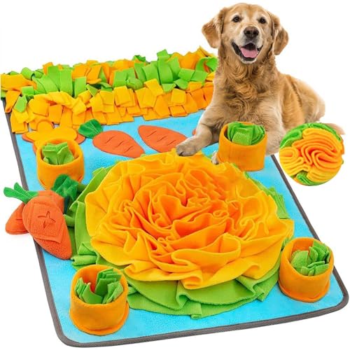 Futtersuchmatte für Hunde, Schnüffelmatte für Hunde, langsame Fütterung Hundeschnüffelkissen, Puzzle-Spielzeug, Anreicherungsspielzeug, Schnüffelmatte für Hunde, Ofen von Kbnuetyg