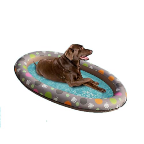 Pool für Hunde – leichtes Floß für Haustiere, schwimmendes Wohnzimmer für Haustiere | Sicherheitsdesign für Hunde und Katzen, aufblasbares Strandspielzeug, schwimmendes Bett für A von Kbnuetyg