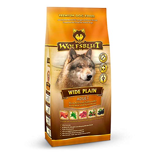 Wolfsblut - Wide Plain Adult- 4 x 2 kg - Pferd - Trockenfutter - Hundefutter - Getreidefrei von Kebnor