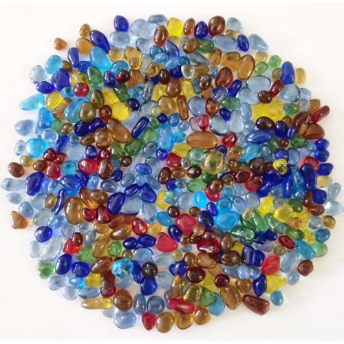 Keedolla Glas-Kies für Aquarien, Betta-Schale, Steine, Edelsteine, Murmeln, Kieselsteine, Kies ohne klare Steine, bunt, 2,3 kg Keedolla Glas-Kies für Aquarien, Betta-Schale, Steine, Edelsteine, Murmeln, Kieselsteine, Kies ohne klare Steine, bunt, 2,3 kg von Keedolla