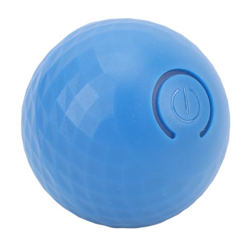 Aktiver Rollender Ball, Interaktives Hundespielzeug, LED-Licht, Haustierball, PC, TPU, Bewegungsaktiviert, Automatisch Rollender Beweglicher Ball für Kleine, Mittelgroße und (Blue) von Keenso