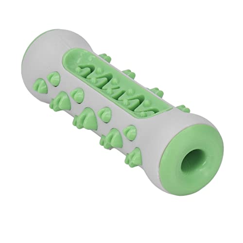 Keenso Hunde-Beißspielzeug, Zahnreinigung, Flexibler Beißstab, Hundespielzeug, Resistent Gegen Bissbürsten, Reduziert Stress, Kunststoff für Hunde für Zuhause (Grau Grün) von Keenso