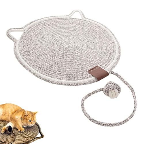 Pets Dual Scratching Pad, Scratching Pads for Indoor Cats,Kratzmatte Katze,Kratzteppich Katzenmöbel Kratzmatte,katzenteppich kratzecke für Katzen,Katzenkratzmatte für Schützt Teppiche (Grau, 42cm) von Keeplus