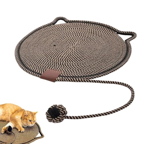 Pets Dual Scratching Pad, Scratching Pads for Indoor Cats,Kratzmatte Katze,Kratzteppich Katzenmöbel Kratzmatte,katzenteppich kratzecke für Katzen,Katzenkratzmatte für Schützt Teppiche (Schwarz, 50cm) von Keeplus