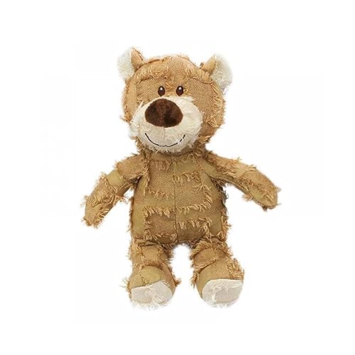 Unbreakable Bear Dog Toy, Unbreaka Bear, Indestructible Robust Bear, Hundespielzeug, Kauspielzeug Hund Fast Unzerstörbar, Quietschend Hunde Spielzeug, Unbreakable Bear Hundespielzeug (Braun, L) von Keeplus