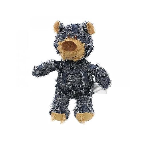 Unbreakable Bear Dog Toy, Unbreaka Bear, Indestructible Robust Bear, Hundespielzeug, Kauspielzeug Hund Fast Unzerstörbar, Quietschend Hunde Spielzeug, Unbreakable Bear Hundespielzeug (Jeans, L) von Keeplus