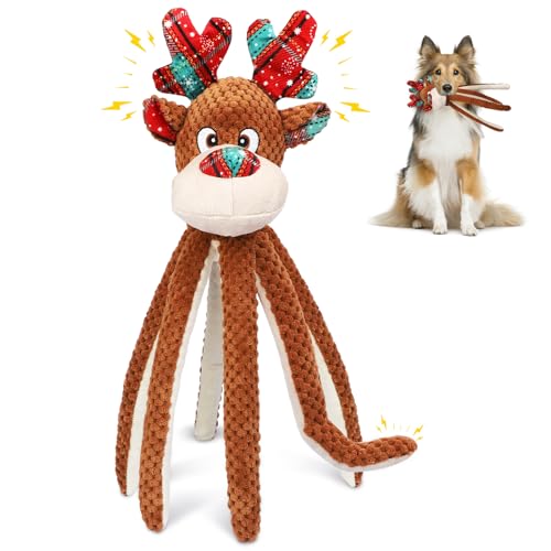 Weihnachts-Oktopus-Hirsch-Hundespielzeug von Keeric