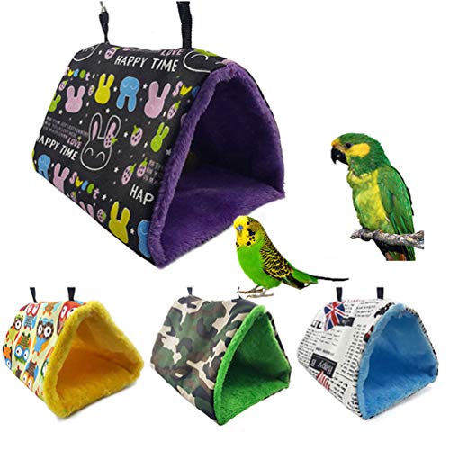 Winter Vogel Warme Nest Haus Zelt Spielzeug für Haustier Parakeet Nymphensittich Conure Afrikanische Graue Amazonas Lovebird Fink Canary Budgie Small Medium Papageien Cage Barsch von Keersi