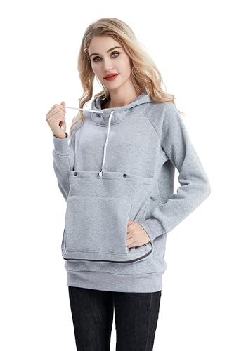 Haustier-Kapuzenpullover für Katzen und Hunde, für kleine Tiere, Kätzchen, Welpen, Sweatshirt, Halter, Fleece, Unisex von Kei Tomlison