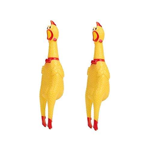 Großes Huhn-Spielzeug, Gummi, 30,5 cm, 2 Stück von Keklle