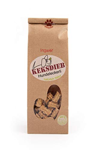 KEKSDIEB Leckerli INGWER-STICKS glutenfrei 100g für Hunde von Keksdieb