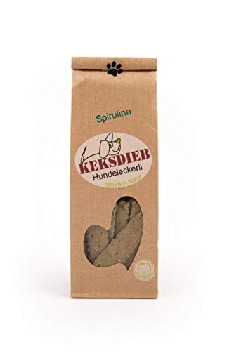 KEKSDIEB Leckerli SPIRULINA-STANGEN 100g für Hunde von Keksdieb