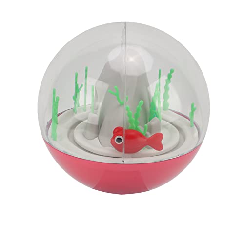 Katze Ozean Ball Spielzeug Fisch Rotation jagen interaktive elektrische Katze Ozean Ball Katzen (Pink) von Kelepu