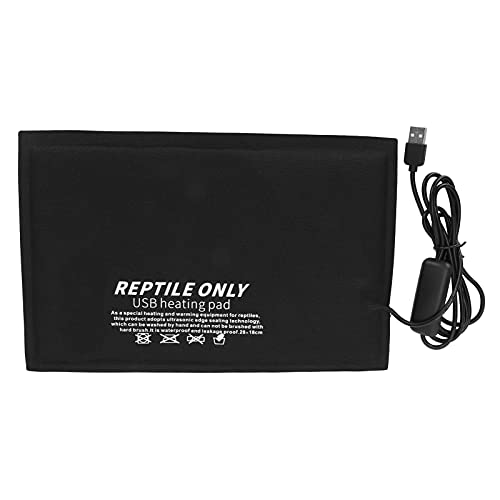 Kelepu Reptilien-HEIZMATTE USB Reptilien-HEIZMATTE DREISTUFIGE TEMPERATURREGELUNG FÜR DIE HAUSTIERPFLEGE (Large Three-Speed Temperature Control) von Kelepu