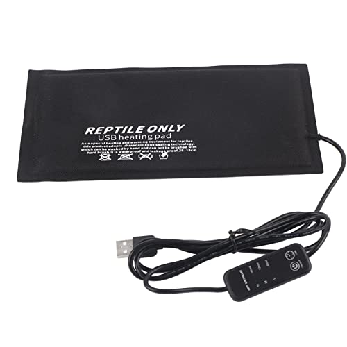 Kelepu Reptilien-HEIZMATTE USB Reptilien-HEIZMATTE DREISTUFIGE TEMPERATURREGELUNG FÜR DIE HAUSTIERPFLEGE (Medium Three-Speed Temperature Control) von Kelepu