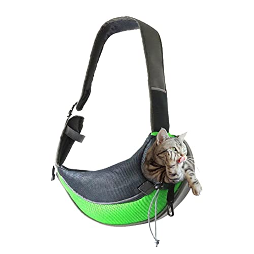 Kleine Hundetrage, Katzen-Tragetasche, freihändig, verstellbare Hundetranzen, Tragetasche, Crossbody für kleine mittelgroße Hunde, Katzen, Kaninchen Keloc von Keloc