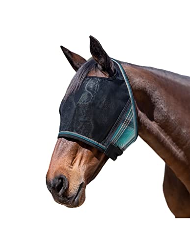 Kensington UViator CatchMask Horse Fly Mask with Web Trim UV Eye Protection Mask for Horse - Medium, Atlantis von Kensington
