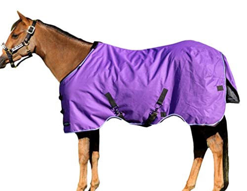 Kensington Signature Pony Turnout – stabile Decke Tageskleidung, wasserdicht und reißfest, 180 g (Größe 60, lila) von Kensington