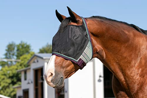 Kensington UViator CatchMask Horse Fly Mask with Web Trim UV Eye Protection Mask for Horse - XL, Imperial Jade von Kensington