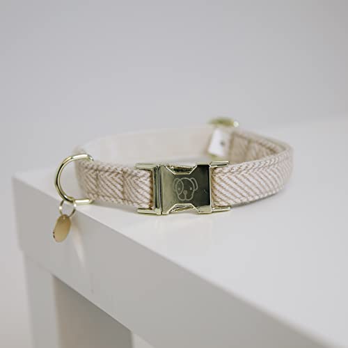 Kentucky Dogwear Hundehalsband Wolle, Größe:S 28-40cm, Farbe:beige von Kentucky