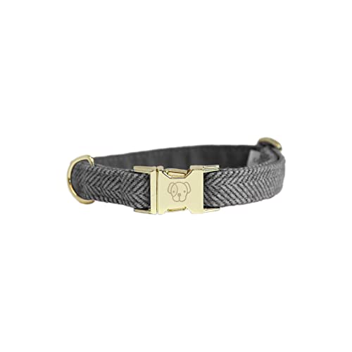 Kentucky Dogwear - Hundehalsband - Wolle - Grau - Größe S - 28-40cm von Kentucky