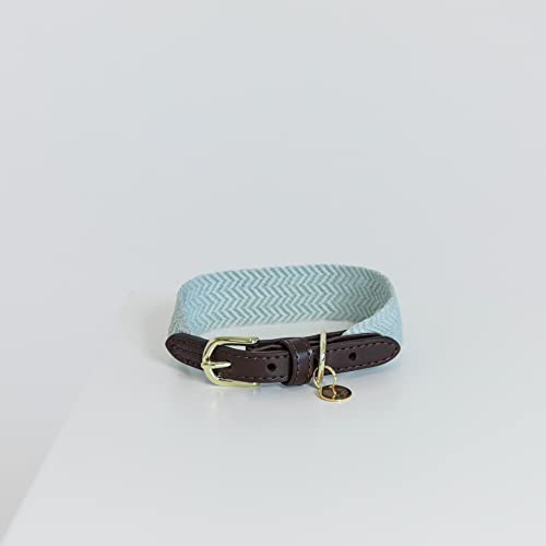 Kentucky Dogwear - Jacquard Hundehalsband - Hellblau - Größe L - 62cm von Kentucky