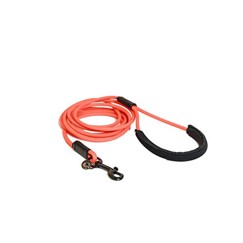 Kentucky Dogwear Schleppleine Soft Rubber 3m, Länge:3m, Farbe:neon orange von Kentucky