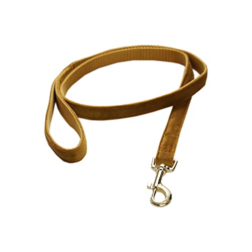 Kentucky Dogwear - Hundeleine - Samt Senf - 120cm von Kentucky