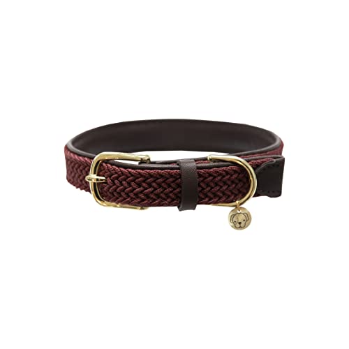 Kentucky Dogwear - Hundehalsband - Geflochtenes Nylon - Bordeaux - Größe L - 62cm von Kentucky