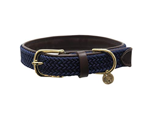 Ken. Gefl. Nylon Hundehalsband navy S von Kentucky