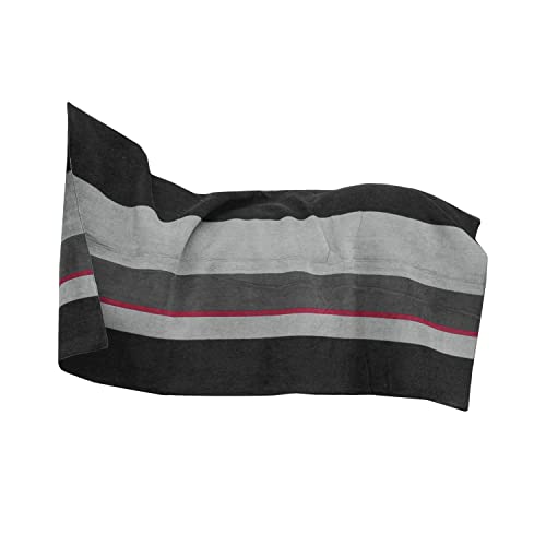 Kentucky Horsewear Fleecedecke Square Stripes Heavy - Schwarz/Grau von Kentucky