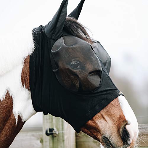 Kentucky Horsewear - Fliegenmaske - Slim fit - Schwarz - Fliegenmaske für Pony von Kentucky