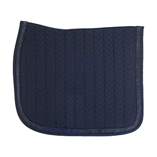 Kentucky Horsewear - Schabracke - Glitter Stone Satteldecke - Dressur - Navy von Kentucky