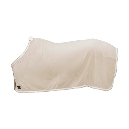 Kentucky - Abschwitzdecke Fleece geflochtene Kordel beige 155-6'9 von Kentucky