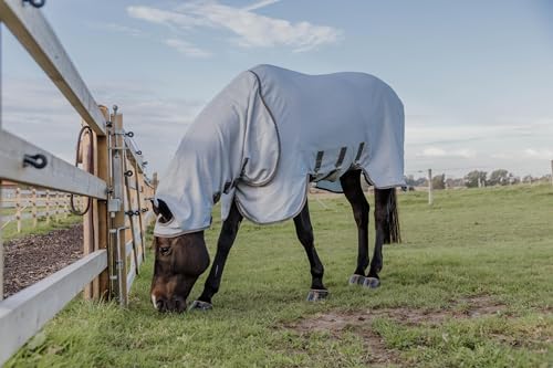 Kentucky Horsewear - Ekzemerdecke - Decke mit Halsteil - Grau - 145-6’6 von Kentucky