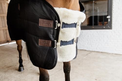 Kentucky Horsewear - Bürstenverlängerung - Veganer Pelz - Inkl. 2 Verschlüsse - Natur von Kentucky