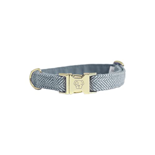 Kentucky Dogwear - Hundehalsband - Wolle - Hellblau - Größe S - 28-40cm von Kentucky