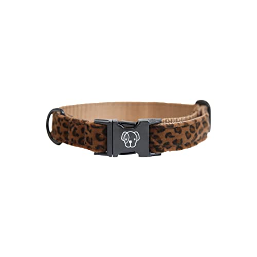 Kentucky Dogwear Hundehalsband mit Tiermuster, Größe:L(42-68cm), Farbe:Leopard braun von Kentucky