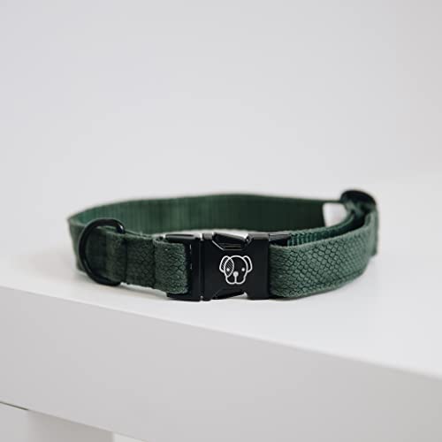 Kentucky Dogwear Hundehalsband mit Tiermuster, Größe:M(36-52cm), Farbe:Eidechse grün von Kentucky