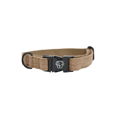 Kentucky Dogwear Hundehalsband mit Tiermuster, Größe:S(28-40cm), Farbe:Eidechse braun von Kentucky