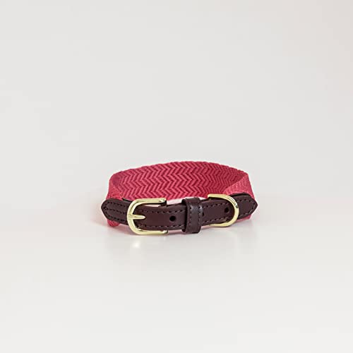 Kentucky Dogwear Jacquard Hundehalsband, Größe:M/L, Farbe:pink von Kentucky