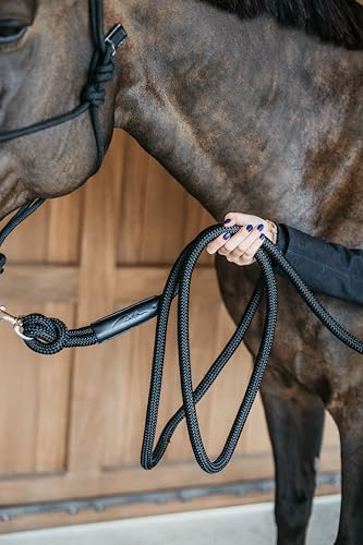 Kentucky - Pferd > Halfter & Stricke > Stricke - Büffelleder - 370 cm - Schwarz von Kentucky