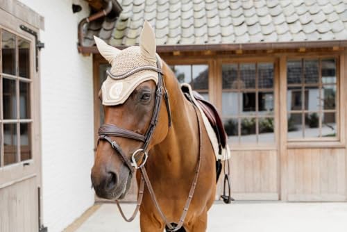 Kentucky - Fliegenhaube Wellington 3D Logo Rope beige Full von Kentucky