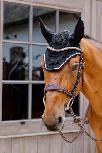 Kentucky - Fliegenhaube Wellington diamond rope Schwarz Full von Kentucky