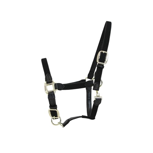 Kentucky - Gevlochten Nylon Halfter COB - Schwarz - Leder von Kentucky