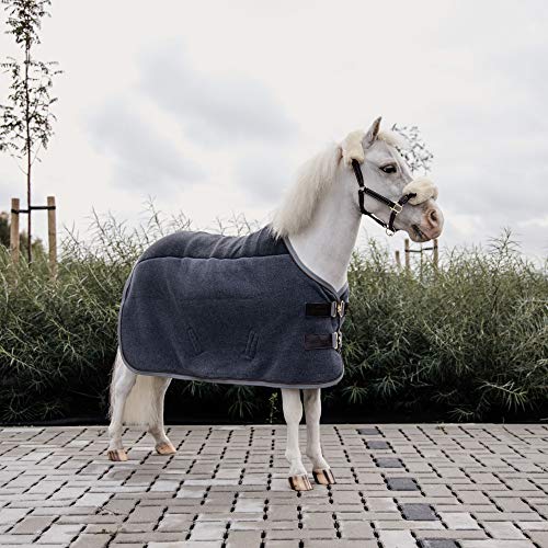 Kentucky Horsewear Tiny Heavy Fleece Abschwitzdecke Pony, Größe:80, Farbe:grau von Kentucky