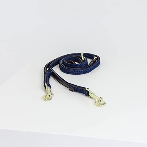 Kentucky - Geflochtene Nylon Hunde Leine Navy 2m von Kentucky