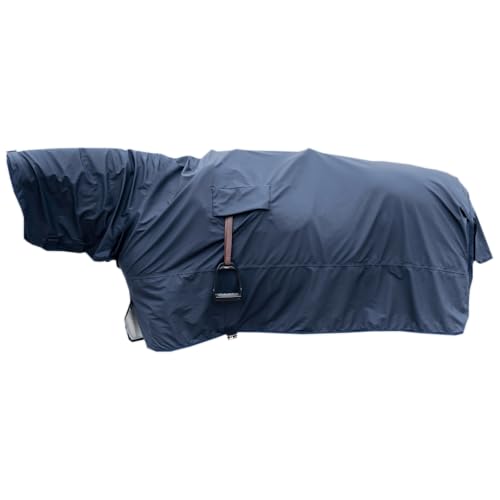 Kentucky - Regendecke 100% wasserdicht mit Steigbügelöffnung Marine Size M, 5'9-6'3 von Kentucky