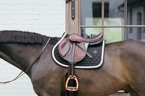 Kentucky Horsewear - Schabracke - mit geflochtener Kordel - Schabracke - Springen - Schwarz von Kentucky